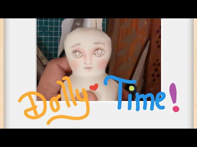 How to make a fabric doll from scratch (Music and text only ) PART 1.