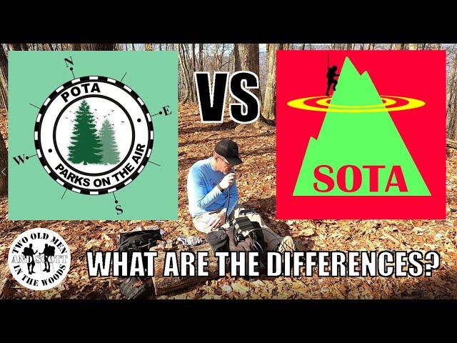 POTA vs. SOTA - Comparing Ham Radio Programs "Parks On The Air" with "Summits On The Air"