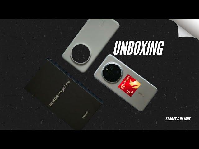 Honor Magic 7 Pro Unboxing & First Look – Game-Changer or Hype?