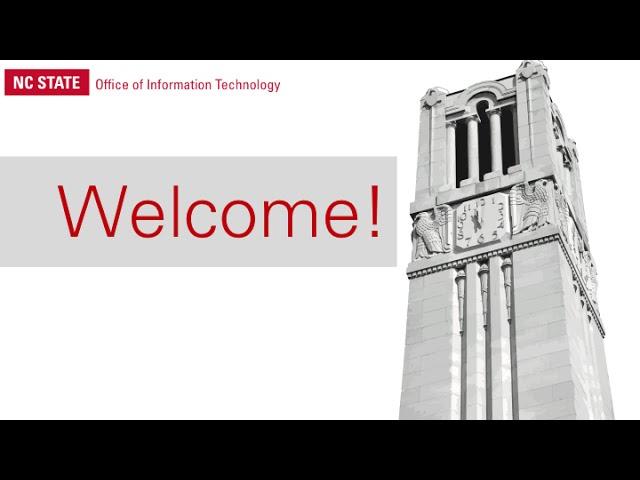 Welcome to NC State! Here's what you need to know about IT on campus