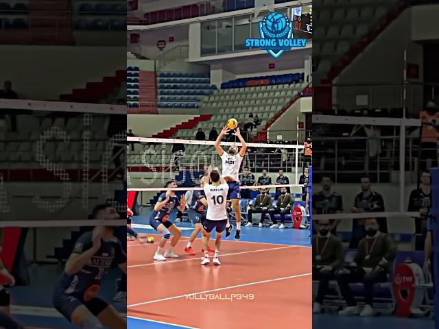 Strong volley hit  #shorts #viral