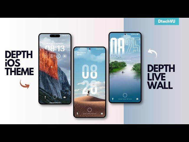 Amazing DEPTH Lock Screen Themes for HyperOS | BEST Xiaomi HyperOS Themes