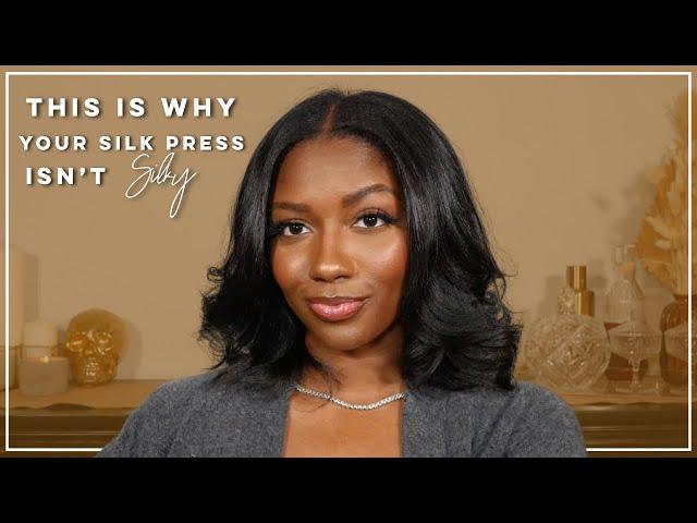 This is Why Your Silk Press Isn't Silky | Tips for a Flowy & Bouncy Hair | Niara Alexis