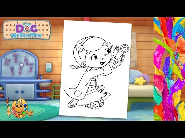 Coloring Doc McStuffins :  Dottie McStuffins | Coloring pages  | Coloring book |