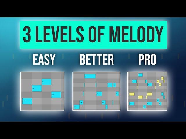 The Magic Behind Writing Melodies (Easy) | 3 Levels of Melody