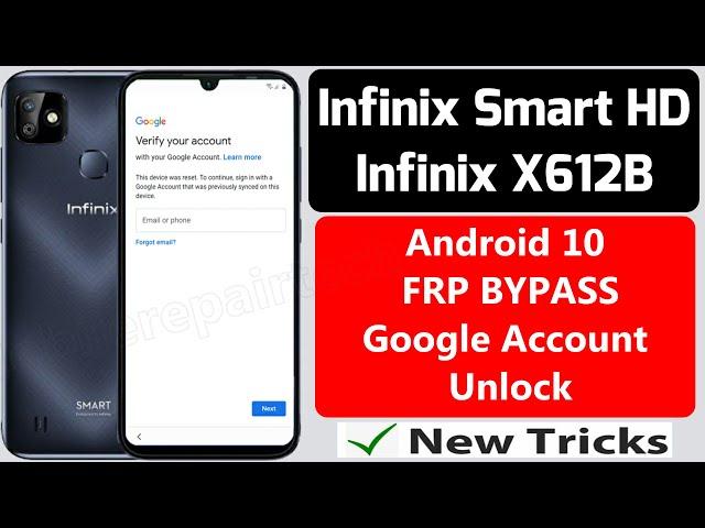 Infinix Smart HD FRP Bypass Android 10 / infinix x612B Google Account Remove Without Pc New Trick