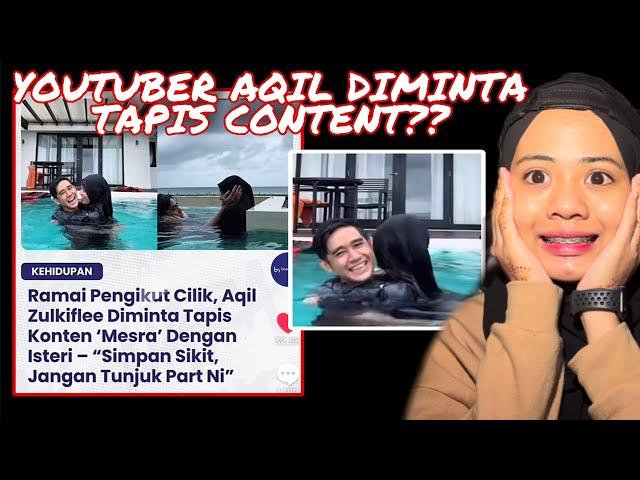 YOUTUBER AQILZULKIFLEE DIMINT4 TAPlS CONTENTT⁉️WINDAH