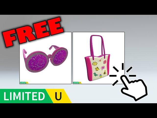 FREE LIMITED UGC | Radiant Glam Sunglasses & Sticker Tote Bag in Kingdom of essentia on Roblox