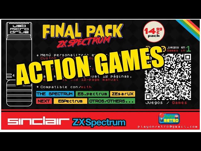 FINAL PACK ZX SPECTRUM ACTION GAMES