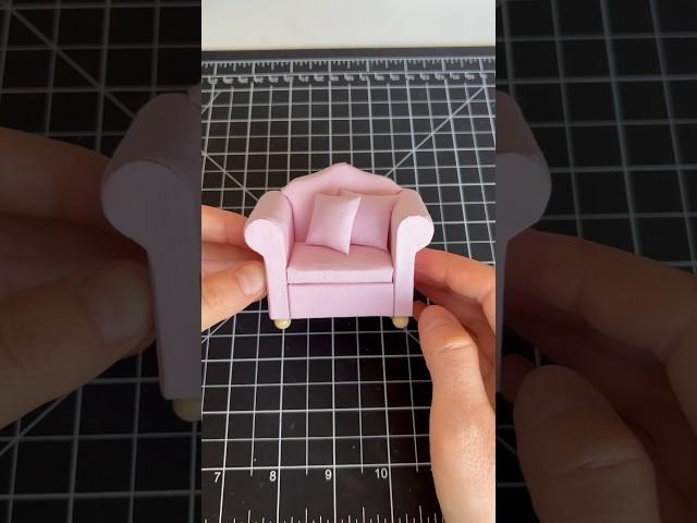 Miniature sofa #diy #miniature #kendinyap #handmade #shorts