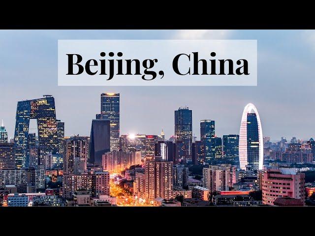 Beijing, China Tour by drone [4K]