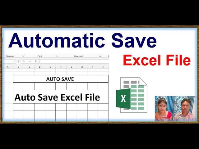 Auto Save Excel File | how to autosave excel | excel