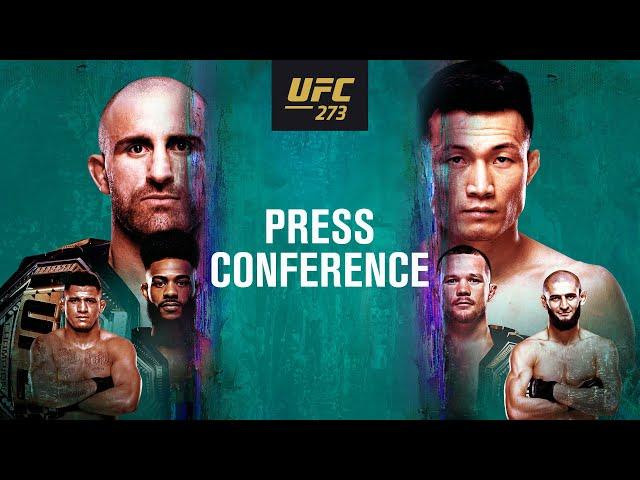 UFC 273: Pre-Fight Press Conference