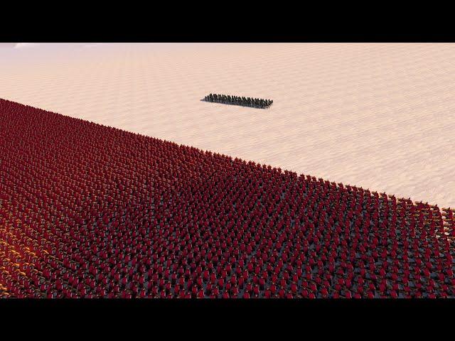 100 MODERN SOLDIERS vs 20.000 SPARTANS | Ultimate Epic Battle Simulator