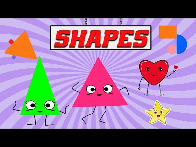 Shapes Learning For Kindergarten | Shapes Name | Kindergarten Learning Videos | Kids Edubox