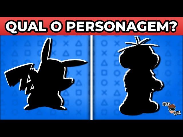 ADIVINHE O PERSONAGEM PELA SOMBRA | Geek Quiz