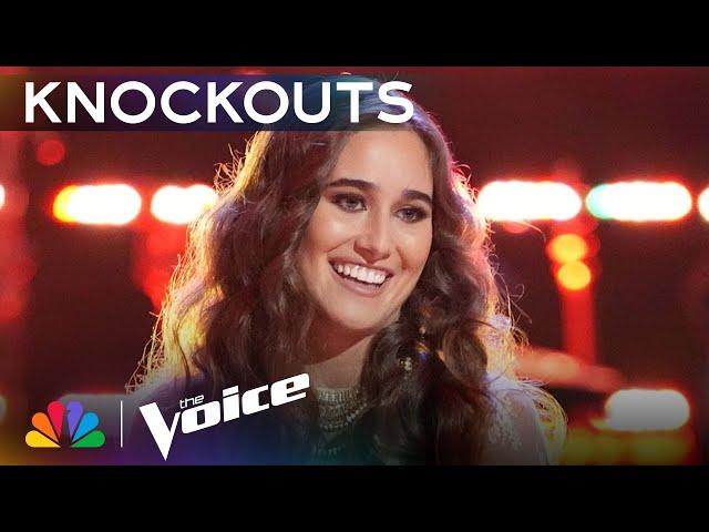 Katie O Brings the Fire with Reba McEntire's "Turn On the Radio" | The Voice Knockouts | NBC