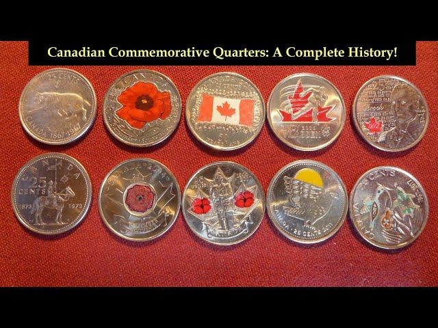 Canadian Commemorative Quarters: A Complete History!