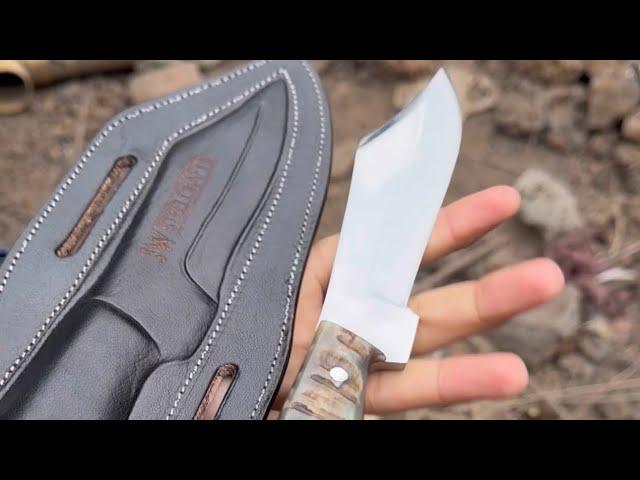 "BladeCraft Chronicles: Mastering Handmade 10-Inch Survival Knives with JW SteelCrafts"