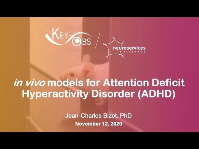 Webinar - In vivo models of Attention Deficit Hyperactivity Disorder