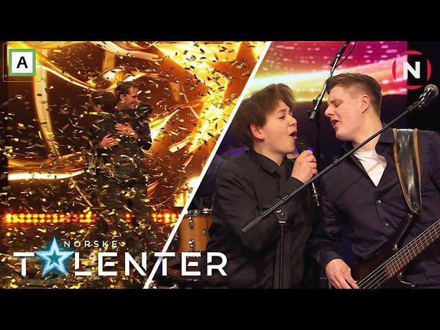 Masive får gullknappen for God gammal rock and roll-cover | Auditions | Norske talenter