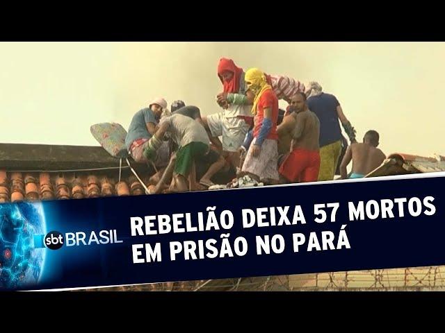 Rebelião deixa 57 mortos em presídio no Pará | SBT Brasil (29/07/19)