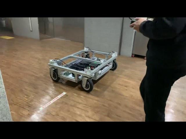 4 wheel steering omnidirectional robot