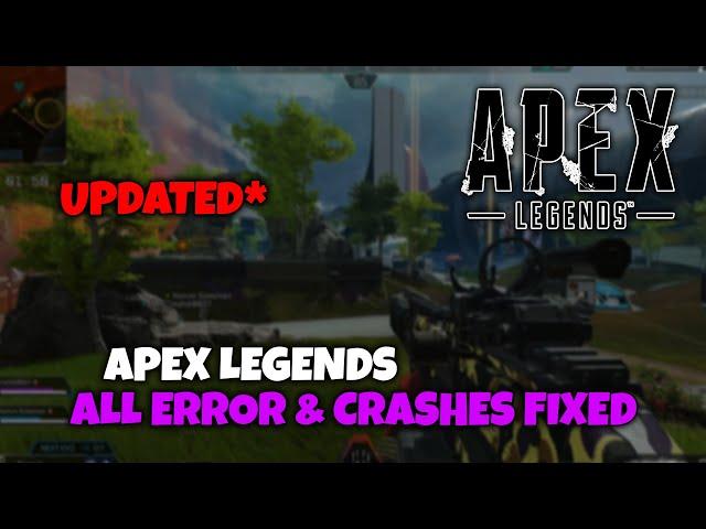 *2023* Apex Legends Fix All Error and Crashes | Freezing, Black Screen, Directx Errors