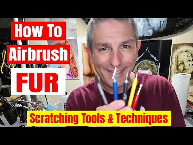 How to Airbrush Fur - Basic Tutorial