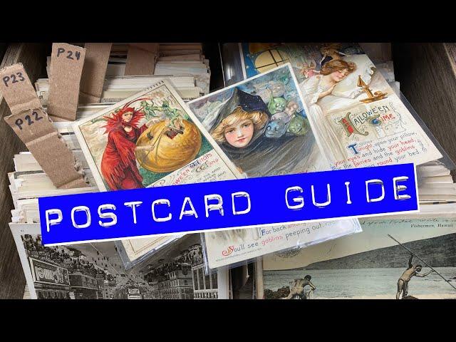 Vintage Postcard Guide For What To Buy And Things To Look For.