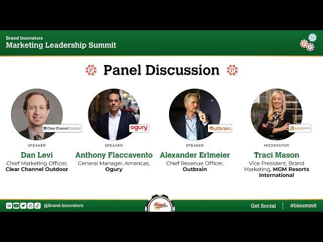 Marketing Leadership #BISummit: 2023 Marketing Outlook and Trends Panel