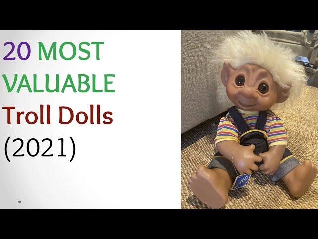 20 Most Valuable TROLL DOLLS sold on eBay (Vintage Dam Troll Dolls, Russ Troll Dolls)