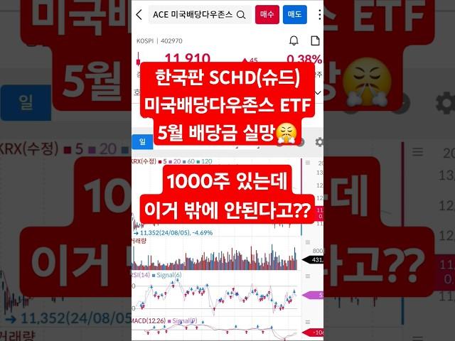 미국배당다우존스 5월 배당금 실화냐??