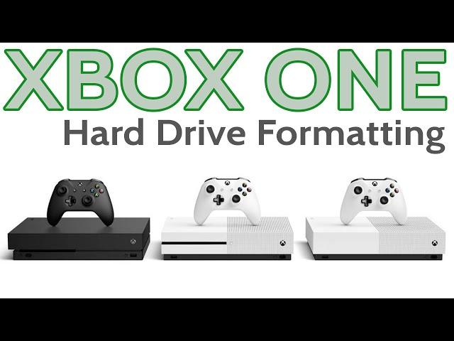 Microsoft Xbox One Hard Drive HDD Formatting Software Reinstall | Repair Tutorial