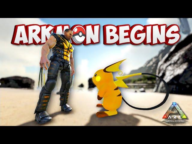 ARKMON : MY NEW POKEMON TEAM RAICHU AND WARTORTLE | 100 Days POKEARK | DINOSAUR GAME