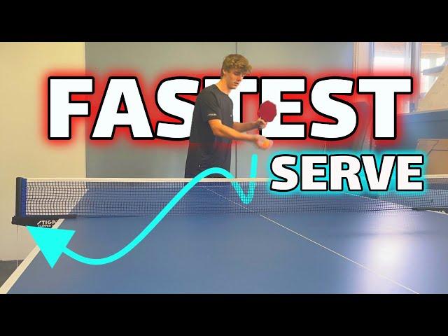 How to do the World’s FASTEST Table Tennis Serve