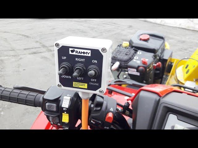 Rammy Snowblower 120 ATV EC installation and user quide