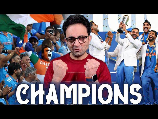 India Wins Champions Trophy 2025. EPIC SCENES....!