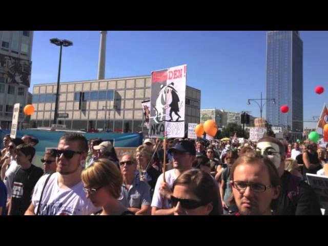 Die Linke. Berlin - Freiheit statt Angst 07.09.13 - Impressionen