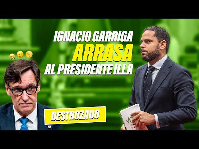 Ignacio Garriga ARRASA en el DEBATE al PRESIDENTE ILLA