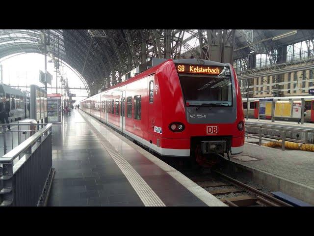 S-Bahn Rhein Main S8 Mitfahrt von Kelsterbach bis Frankfurt HBF (Alte Strecke)