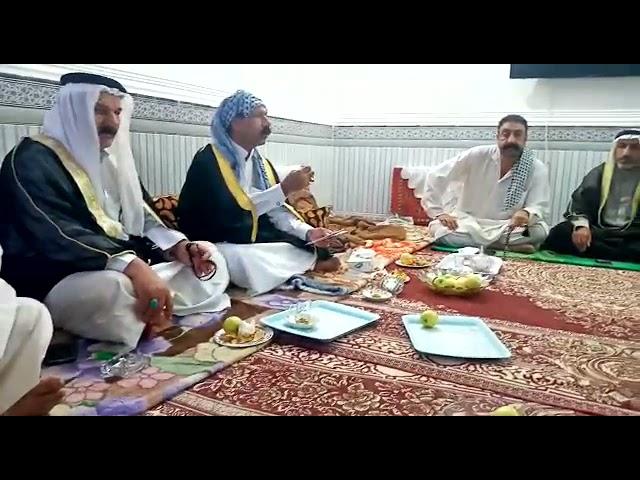 الشاعر شیخ  عبود آل عناجید مع الاخوا  بضیافه حسین ابن منشار الضویحی بنی تمیم   مورخ 1400/6/22