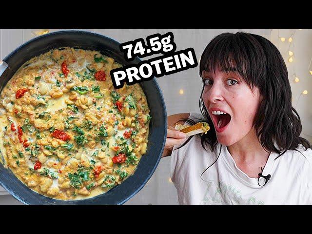 I Tried The VIRAL Anti-Inflammatory Harissa Butter Beans | High Protein & Vegan