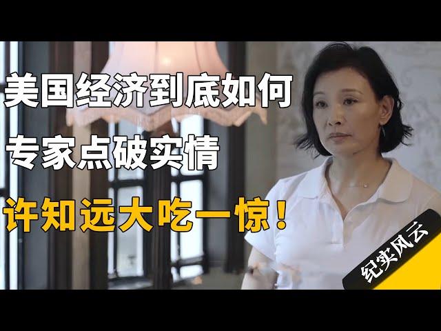 美国经济状况到底如何？专家点破实情，许知远大吃一惊！#纪实风云 #纪录片 #陈冲