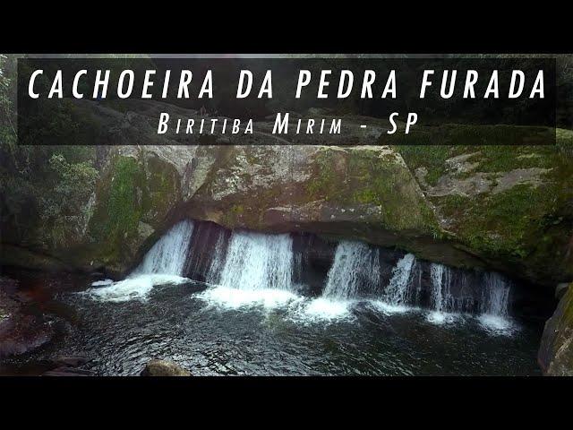 DRONE - Cachoeira da Pedra Furada em Biritiba-Mirim - SP