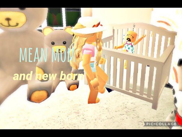 Mean Mom and baby's routine! (Roblox RP) Bloxburg