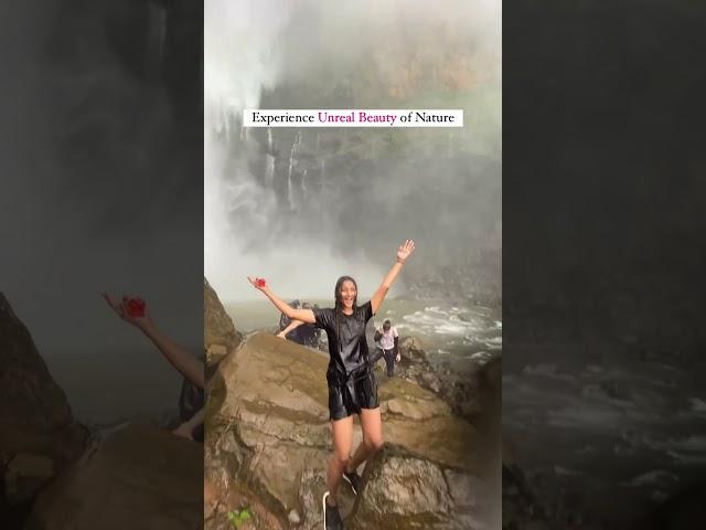 One of the Hugest Waterfalls of Maharashtra # nanemachi waterfall #explore #travel #trendingshorts