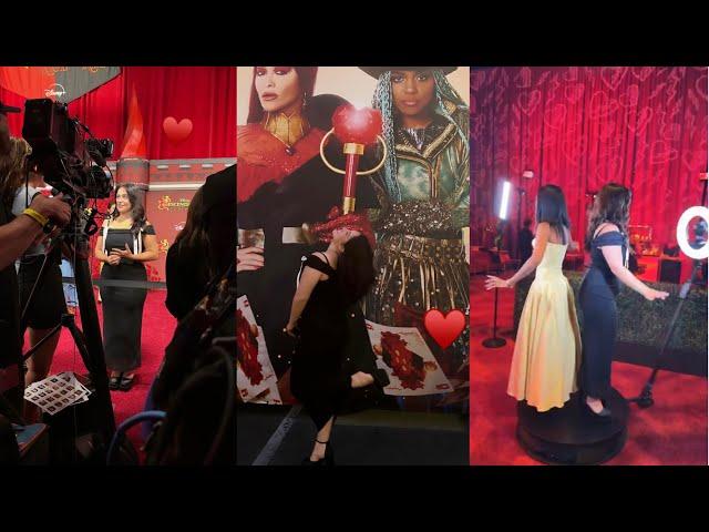 brenna d’amico at the descendants: the rise of red premiere (+ getting ready)