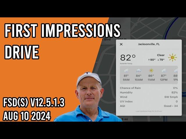 FSD Supervised v12.5.1.3 - First Impressions
