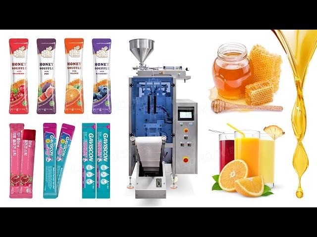 Single Lane Energy Liquid Piston Pump Stick Packaging Machine